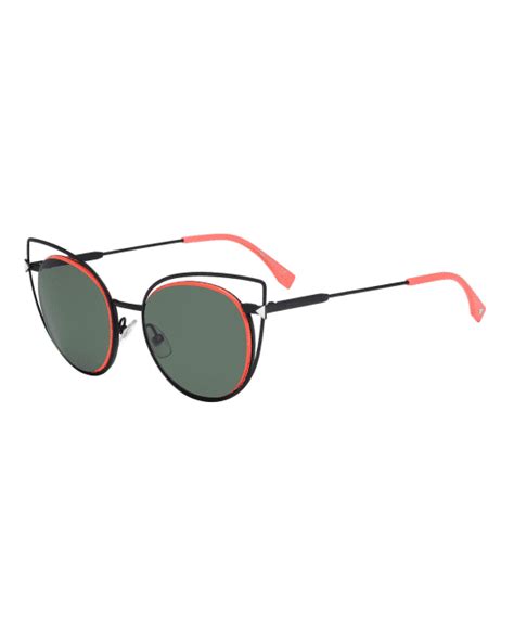 fendi wire rim sunglasses|Fendi Round Wire.